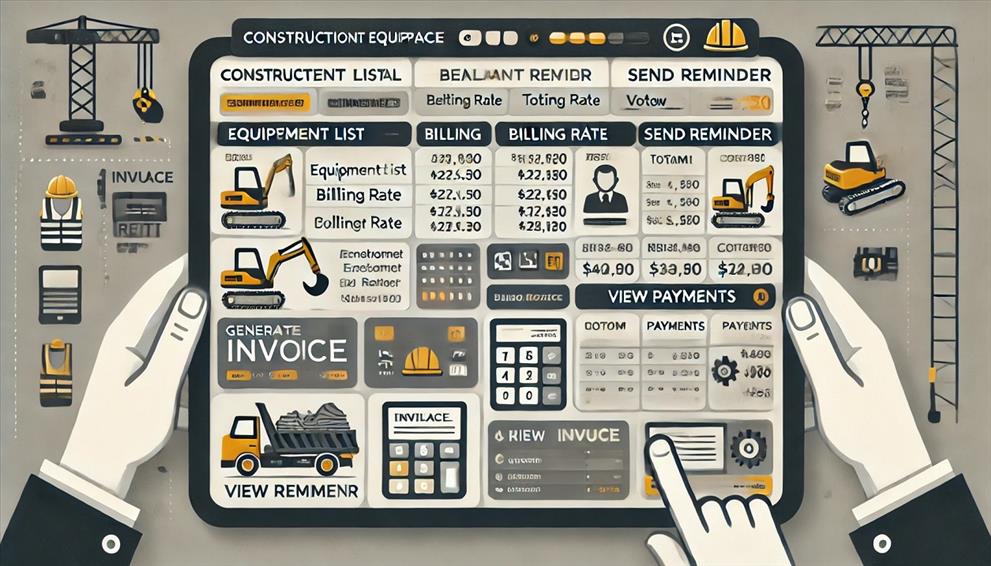 Top Construction Equipment Rental Invoice and Billing Softwa